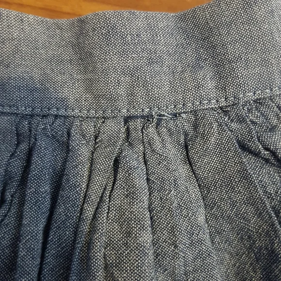 3/ $25  American Apparel denim chambray skater skirt XS - Picture 8 of 8